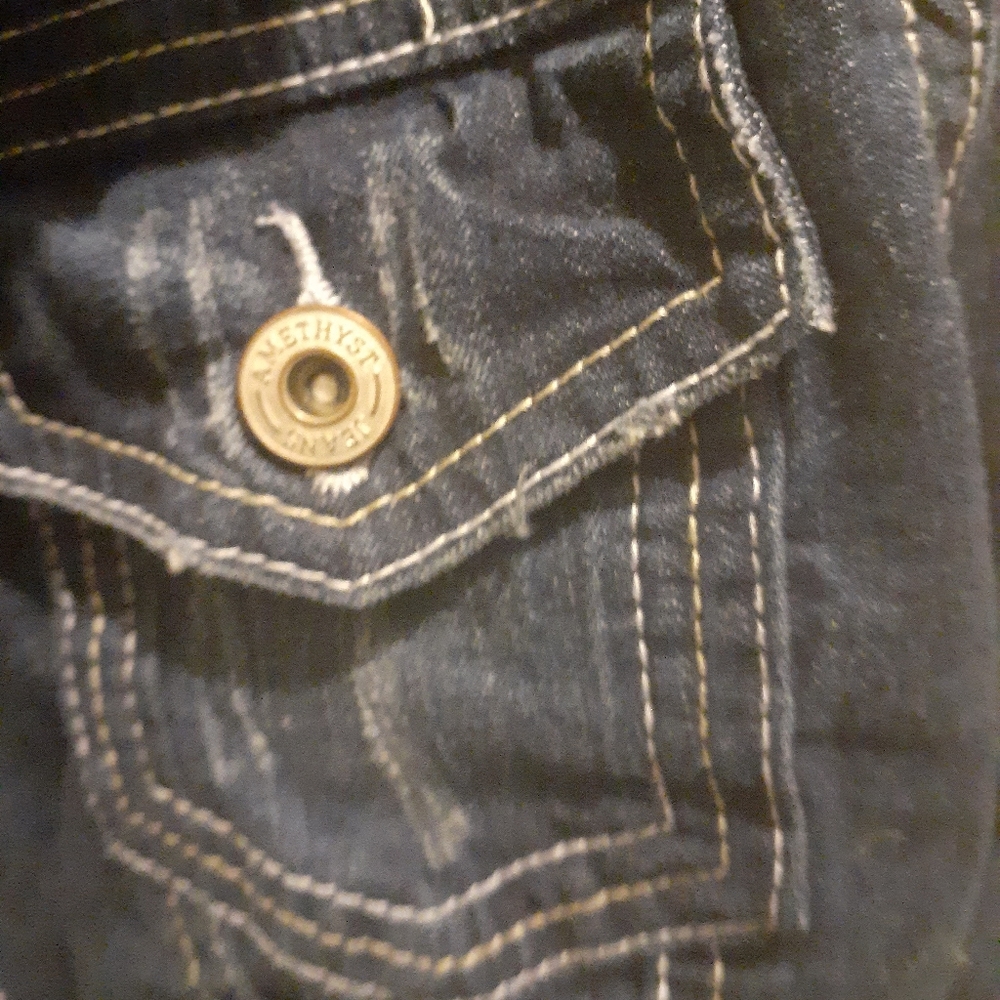 Crop jean jacket